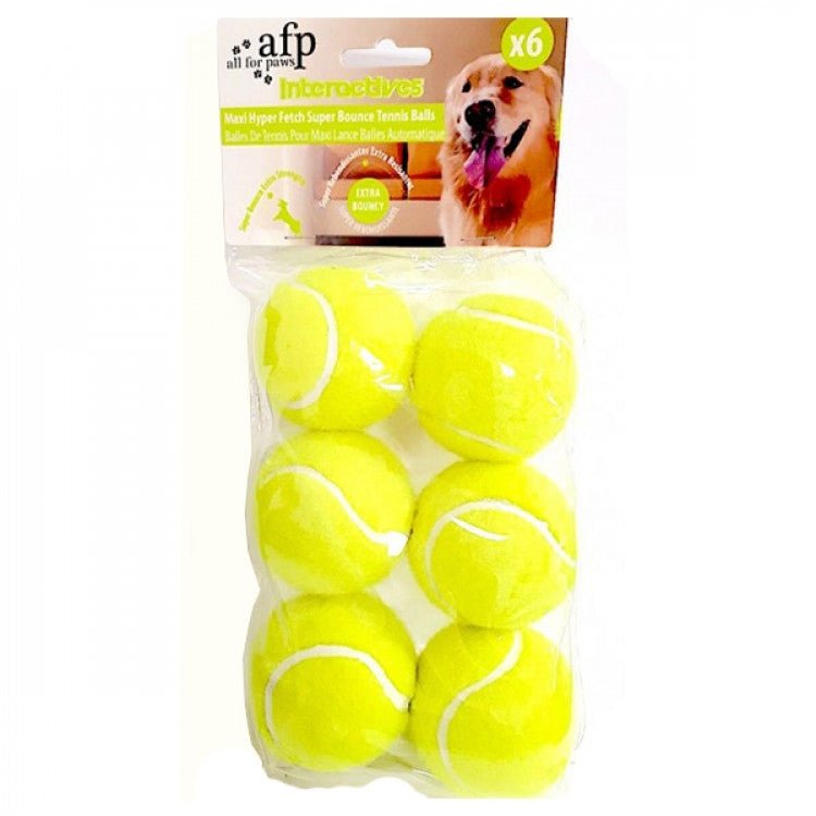 Maxi Fetch Super Bounce Tennis Ball - 6 pcs - Shopivet.com