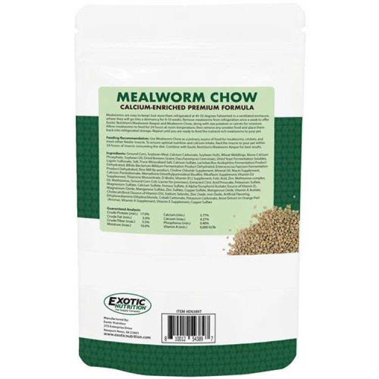 Mealworm Chow 1 lb. - Shopivet.com