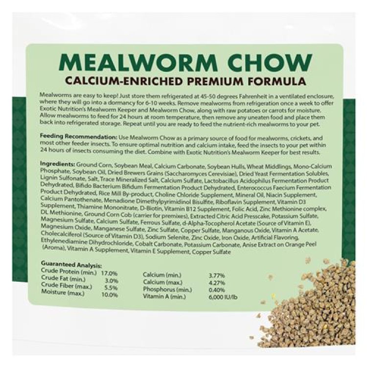 Mealworm Chow 1 lb. - Shopivet.com