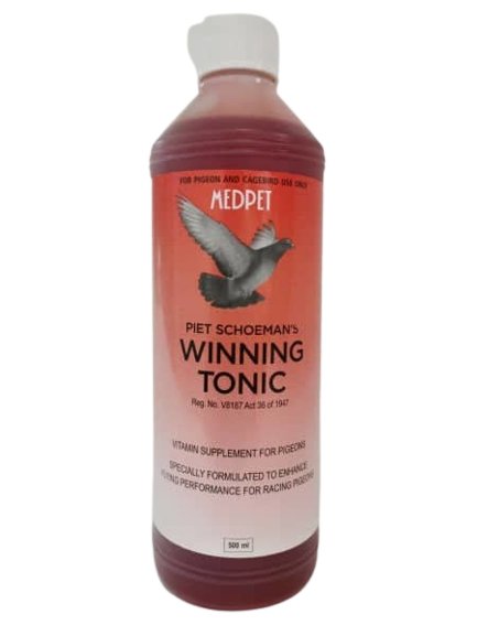 Medpet 500ml Piet Schoeman’s Winning Tonic for Pigeons - Shopivet.com