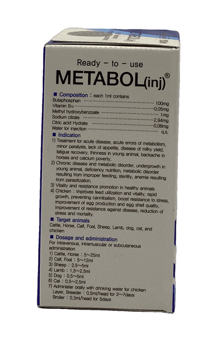 Metabol 100ml - Shopivet.com