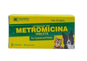 METROMYCINA 20Tablets - Shopivet.com
