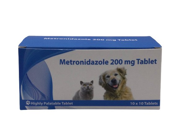 Metronidazole 200 mg Tablet - Shopivet.com