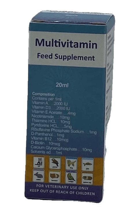 Multivitamin drops 20 ml - Shopivet.com