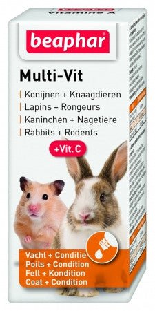 MULTIVITAMIN LIQUID FOR SMALL ANIMALS 20 ML - Shopivet.com