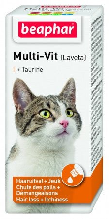 MULTIVITAMIN LIQUID WITH TAURINE FOR CAT 50 ML - Shopivet.com