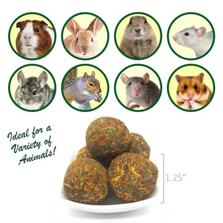 Munchers Marigold & Timothy Chew Balls - 6 pcs - Shopivet.com