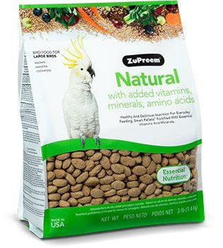 NATURAL AVIAN DIET LARGE PARROTS 3LB (1.36KG) - Shopivet.com