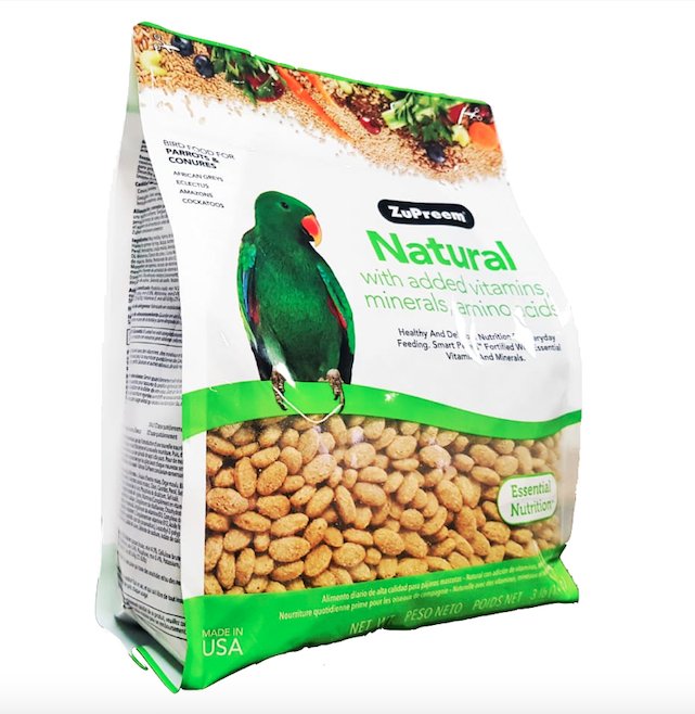 NATURAL AVIAN DIET PARROTS & CONURES 3LB (1.36KG - Shopivet.com