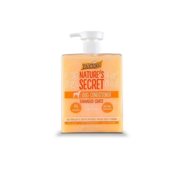 Nature’s Secret Dog Conditioner Damaged Coats with Shea Butter 500ml - Shopivet.com