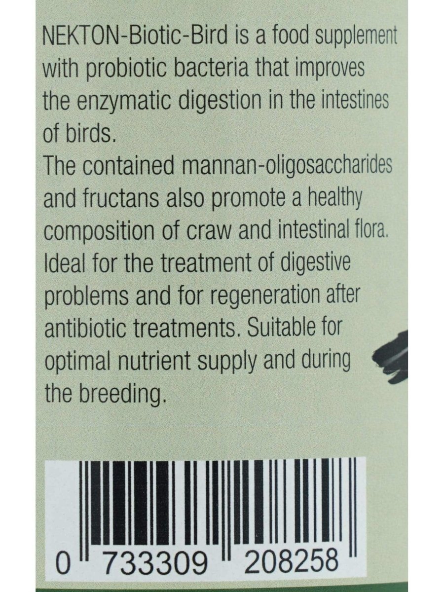 Nekton Biotic Bird Probiotics for Birds 250 g - Shopivet.com