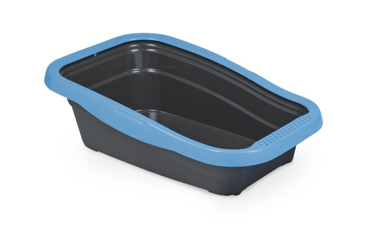 Nella Cat Litter Tray with Frame - 58 x 37.5 x 18 cm - Shopivet.com