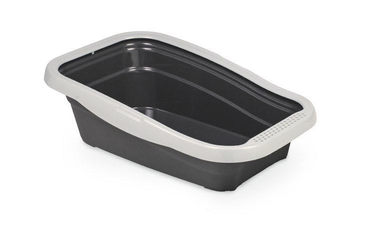 Nella Cat Litter Tray with Frame - 58 x 37.5 x 18 cm - Shopivet.com