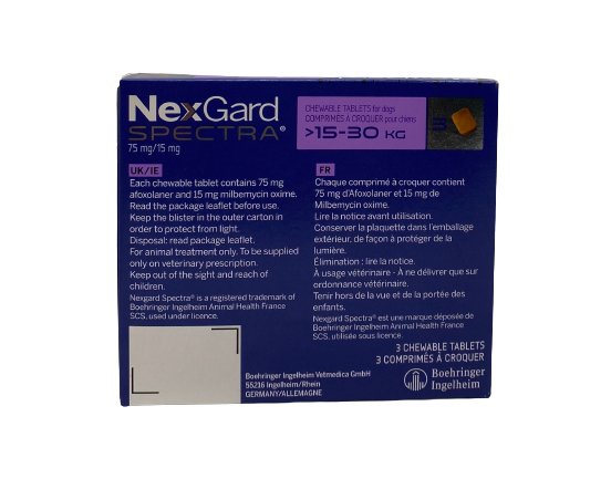 Nexgard Spectra 15-30 kg Tabs - Large - Shopivet.com
