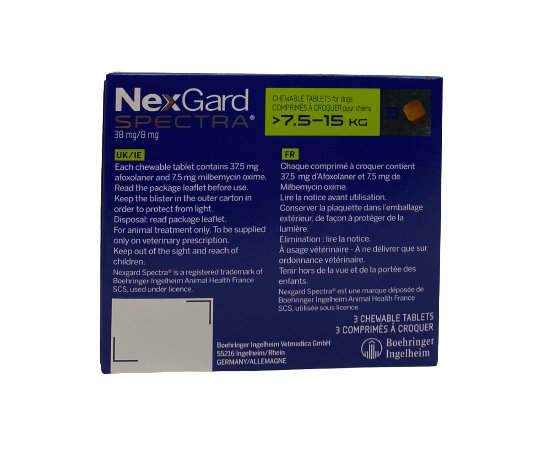 Nexgard Spectra 7.5-15 kg Tabs - Medium - Shopivet.com