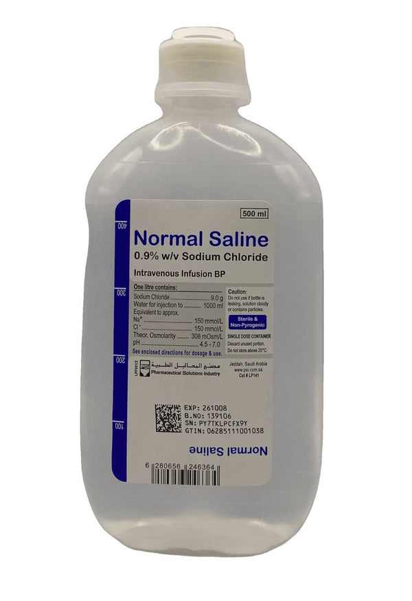 normal saline 500 ml - Shopivet.com