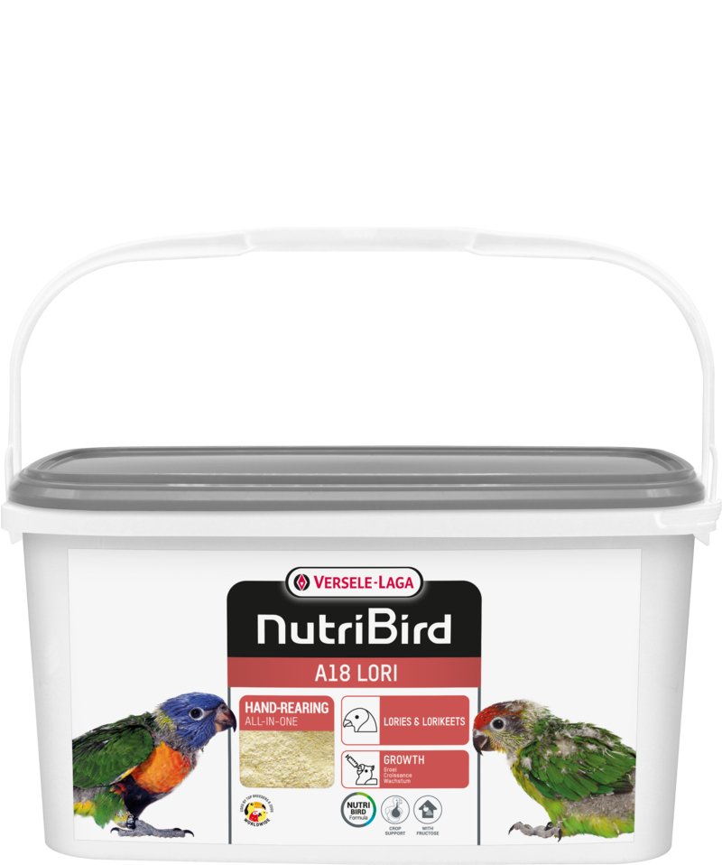 NutriBird A18 Lori 3kg - Shopivet.com
