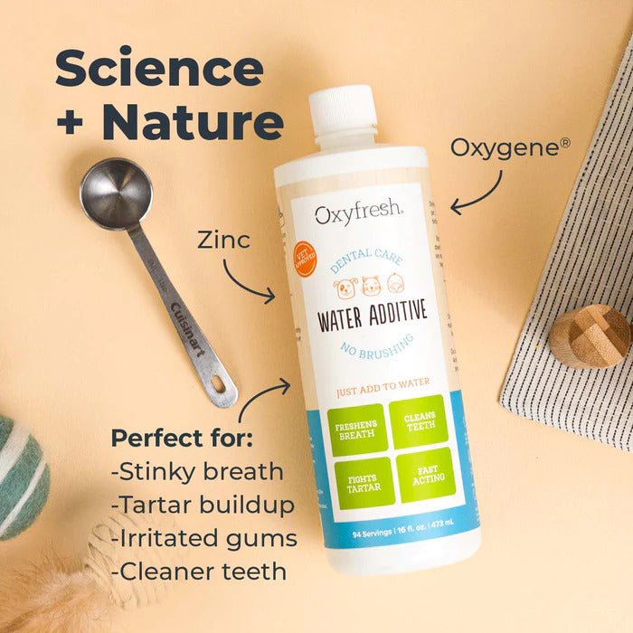 Oxyfresh Dental Care Solution Pet Water Additive - Shopivet.com