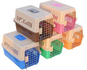 Pet Carrier with Extra Filter Panel Assorted Color 48 x 32 x 30cm - Shopivet.com
