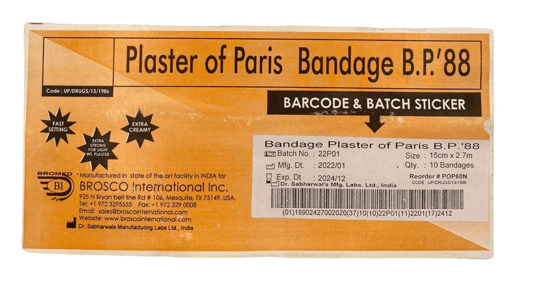 Plaster of Paris Bandage - GYPSONA 1 Piece - Shopivet.com