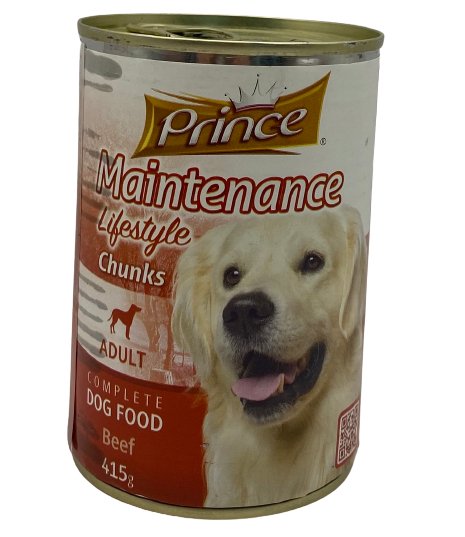 PRINCE DOG WET FOOD BEEF 415 G ⁩ - Shopivet.com