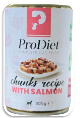 PRO DIET Cat Chunks wet food 405g - Shopivet.com