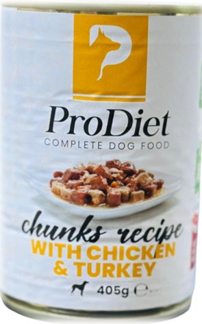 PRO DIET Dog Chunks wet food 405g - Shopivet.com