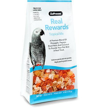 REAL REWARD LARGE PARROT TREATS - TROPICAL MIX 170G - Shopivet.com