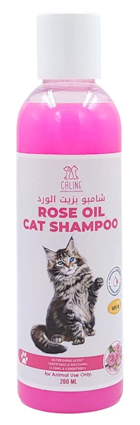 ROSE OIL CAT SHAMPOO 200ML - Shopivet.com