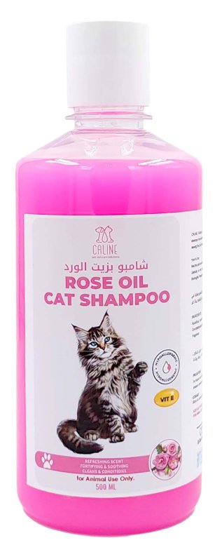 ROSE OIL CAT SHAMPOO 500ML - Shopivet.com