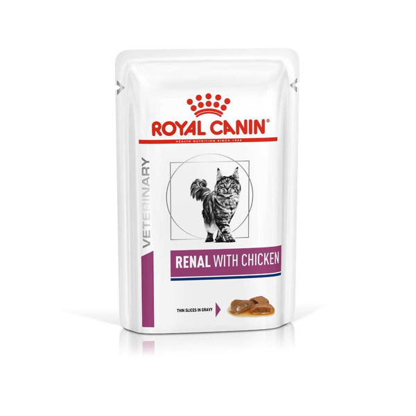 ROYAL CANIN Renal Feline Chicken Cat Food 1 x 85 g - Shopivet.com