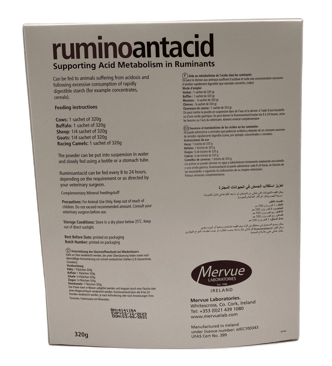 Ruminoantacid 320 gm - Shopivet.com