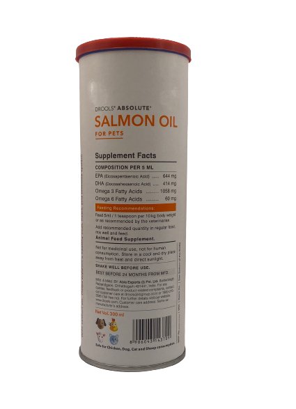SALMON OIL 300 ml - Shopivet.com