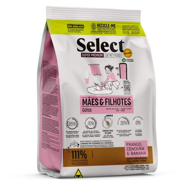 Select by Monello Mothers and Kittens (Chicken, Carrot and Banana) 1.5kg - Shopivet.com