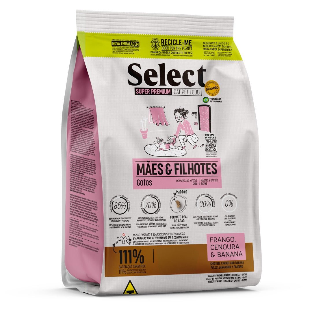 Select by Monello Mothers and Kittens (Chicken, Carrot and Banana) 7kg - Shopivet.com