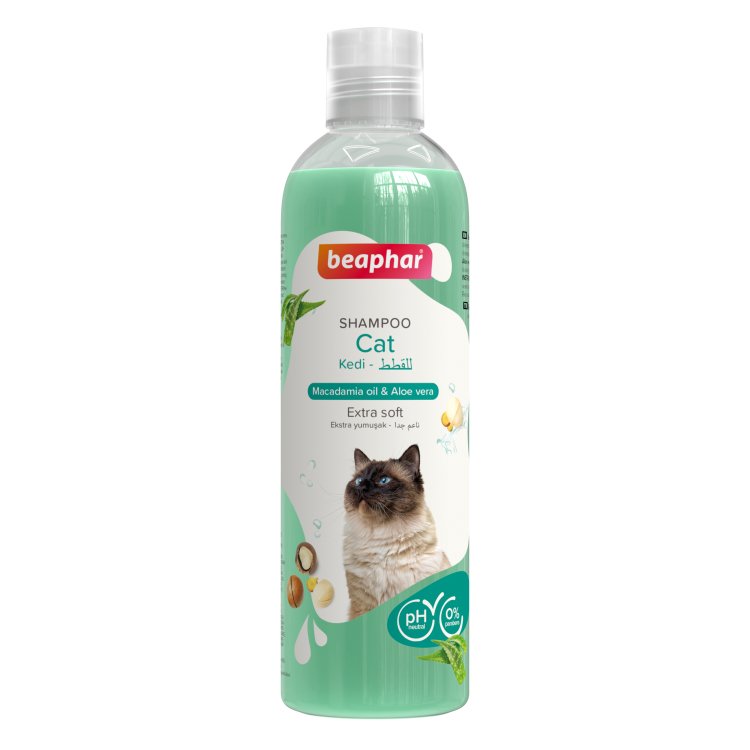 Shampoo Macadamia Oil and Aloe Vera for Cats 250ml - Shopivet.com
