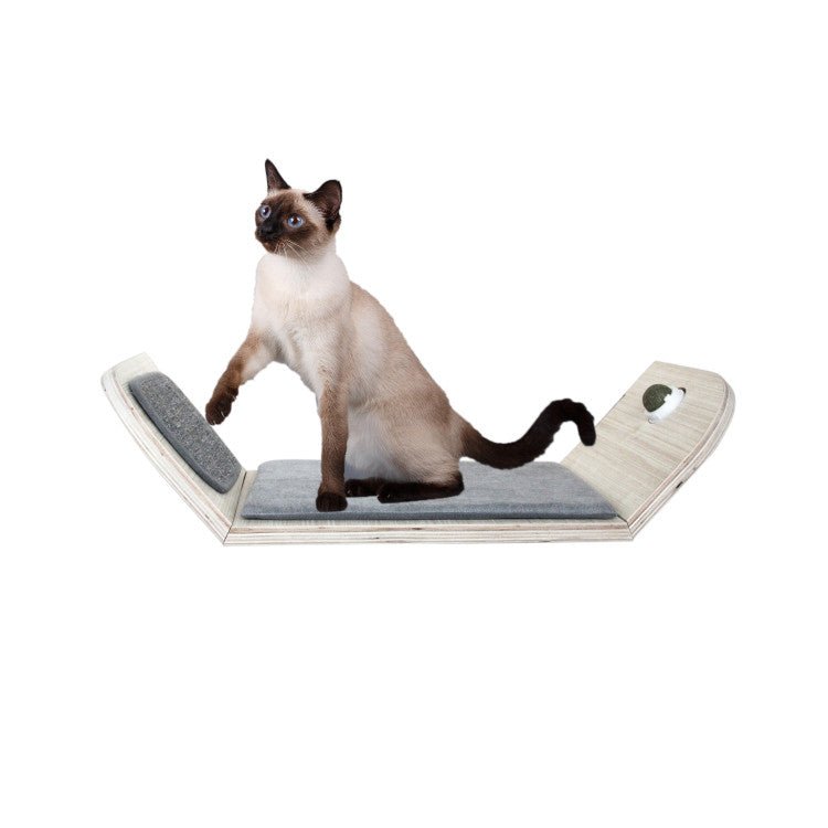 Skywalk - Scratcher Lounge Bed With Catnip Ball - Shopivet.com