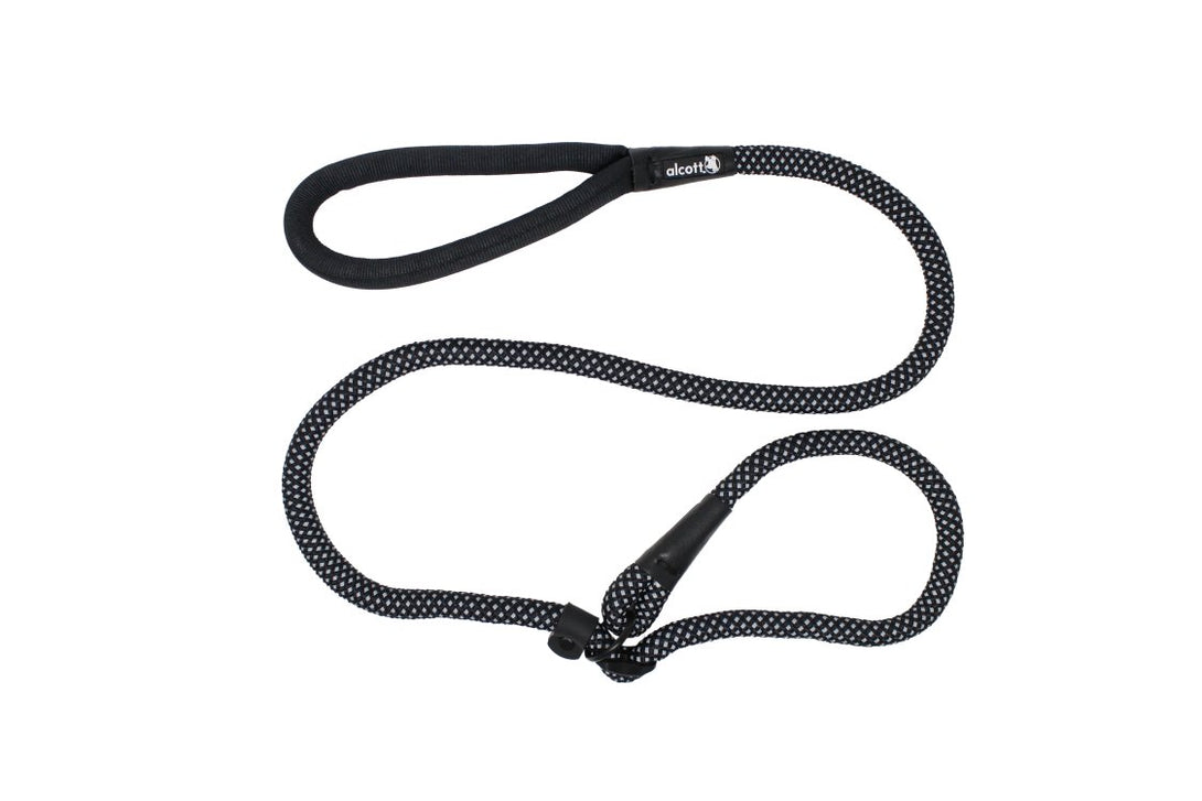 Slip Rope Leash 150cm, Black - Shopivet.com