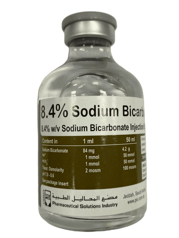 Sodium Bicarb 8.4% 50ml - Shopivet.com