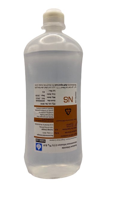 Sodium Chloride Normal Saline 1Liter | Shopivet