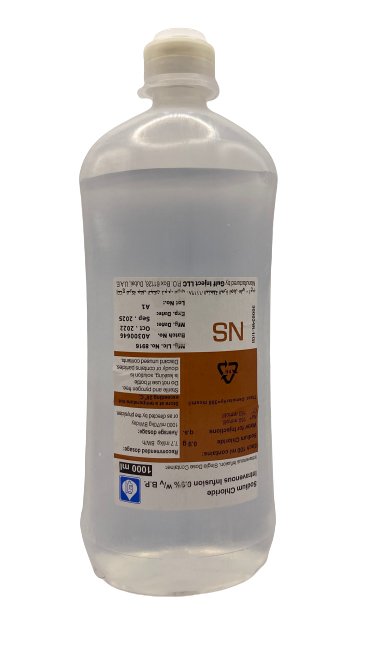 Sodium Chloride Normal Saline 1Liter - Shopivet.com