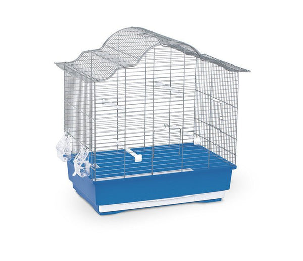 Sophia Bird Cage - 62 x 40 x 67 cm/Blue & White - Shopivet.com