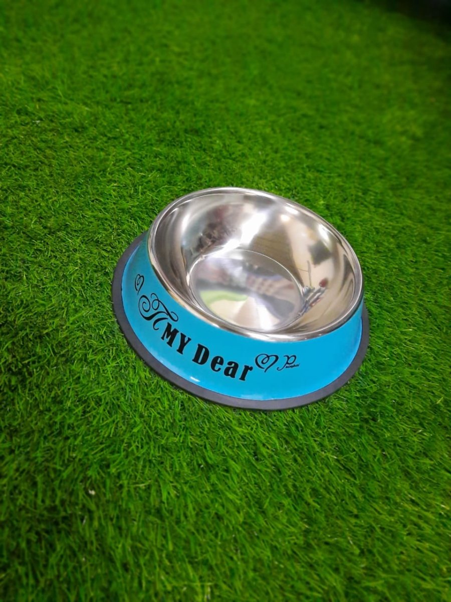 Stainless Steel Pet Bowl Assorted Color large - Shopivet.com