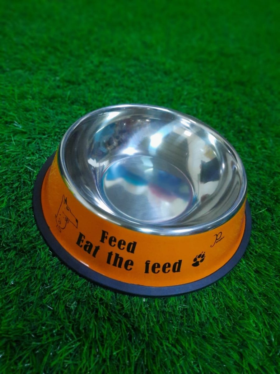 Stainless Steel Pet Bowl Assorted Color medium - Shopivet.com