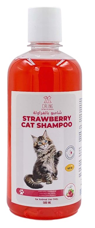 STRAWBERRY CAT SHAMPOO 500ML - Shopivet.com