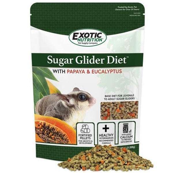Sugar Glider Diet w Papaya & Eucalyptus 2 lb - Shopivet.com