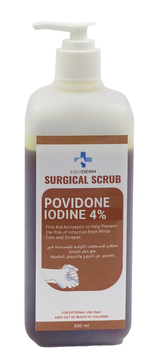 surgical scrub POVIDONE IODINE 4% 500ml - Shopivet.com