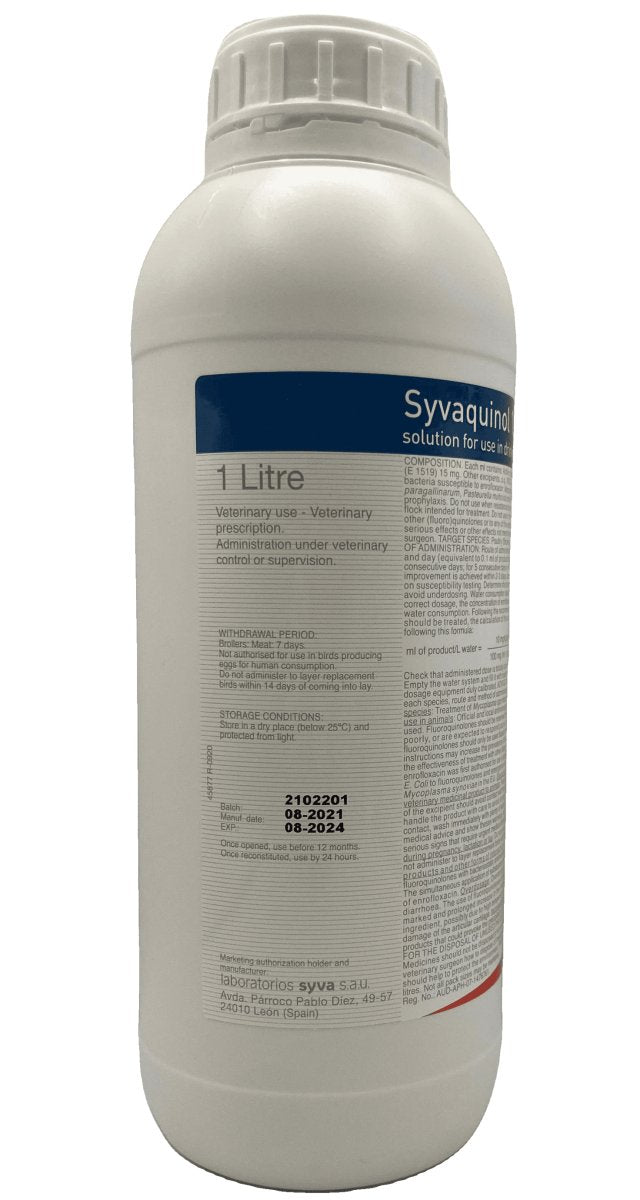 Syaquinol 10% 1 Liter - Shopivet.com