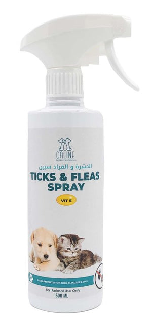 TICKS & FLEAS PET SPRAY 500ML - Shopivet.com