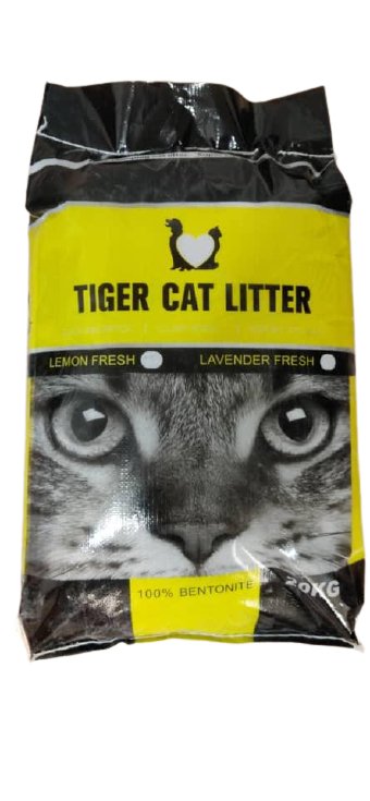 TIGER CAT LITTER 100% BENTONITE 5kg - Shopivet.com
